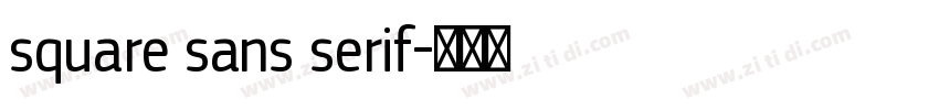 square sans serif字体转换 square sans serif字体转换